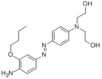 4-((4-AMINO-3-N-BUTOXYPHENYL)AZO)-N,N-BIS(2-HYDROXYETHYL)ANILINE CAS#: 126335-39-5