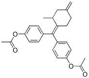4-[(4-Acetoxyphenyl)(2-methyl-4-methylenecyclohexylidene)methyl]phenol acetate CAS#: 36415-56-2