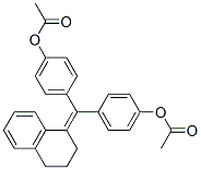4-[[4-Acetoxyphenyl](3,4-dihydronaphthalen-1(2H)-ylidene)methyl]phenol acetate CAS#: 36415-57-3