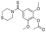 4-[[4-(Acetyloxy)-3,5-dimethoxyphenyl]carbonothioyl]thiomorpholine CAS#: 35624-97-6