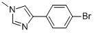 4-(4-BROMO-PHENYL)-1-METHYL-1H-IMIDAZOLE CAS#: 136350-70-4
