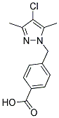 4-(4-CHLORO-3,5-DIMETHYL-PYRAZOL-1-YLMETHYL)-BENZOIC ACID CAS#: 376615-30-4