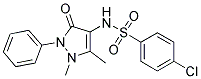 4-(((4-CHLOROPHENYL)SULFONYL)AMINO)-2,3-DIMETHYL-1-PHENYL-3-PYRAZOLIN-5-ONE CAS#: 301314-62-5