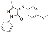 4-[[4-(Dimethylamino)-2-methylphenyl]imino]-3-methyl-1-phenyl-2-pyrazolin-5-one CAS#: 4719-47-5