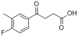 4-(4-FLUORO-3-METHYLPHENYL)-4-OXOBUTYRIC ACID CAS#: 349-22-4