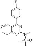 4-(4-Fluorophenyl)-6-isopropyl-2-[(N-methyl-N-methylsulfonyl)amino]pyrimidinyl-5-yl-formyl CAS#: 147118-37-4