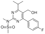 4-(4-Fluorophenyl)-6-isopropyl-2-[(N-methyl-n-methylsulfonyl)amino]pyrimidine-5-yl-methanol CAS#: 147118-36-3