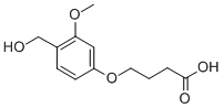 4-(4-HYDROXYMETHYL-3-METHOXYPHENOXY)-BUTYRIC ACID CAS#: 136849-75-7