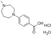 4-(4-METHYLPERHYDRO-1,4-DIAZEPIN-1-YL)BENZOIC ACID HYDROCHLORIDE HYDRATE CAS#: 303134-03-4