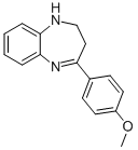 4-(4-Methoxy-phenyl)-2,3-dihydro-1H-benzo[b][1,4]diazepine CAS#: 283610-65-1