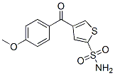 4-(4-Methoxybenzoyl)-2-thiophenesulfonamide CAS#: 118976-97-9
