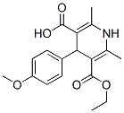 4-(4-Methoxyphenyl)-2,6-dimethyl-1,4-dihydropyridine-3,5-bis(carboxylic acid ethyl) ester CAS#: 34014-60-3