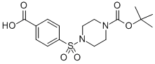 4-((4-(TERT-BUTOXYCARBONYL)PIPERAZINYL)SULFONYL)BENZOIC ACID CAS#: 138385-00-9