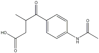 4-(4-acetamidophenyl)-3-methyl-4-oxobutanoic acid CAS#: 36725-26-5
