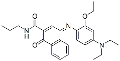 4-((4-(diethylamino)-2-ethoxyphenyl)imino)-1,4-dihydro-1-oxo-N-propyl-2-naphthalenecarboxamide CAS#: 121487-83-0