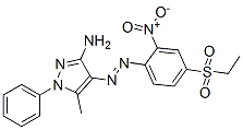 4-[[4-(ethylsulphonyl)-2-nitrophenyl]azo]-5-methyl-1-phenyl-1H-pyrazol-3-amine CAS#: 38658-94-5
