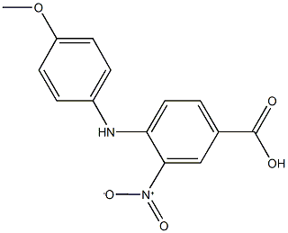 4-[(4-methoxyphenyl)amino]-3-nitrobenzoic acid CAS#: 148304-22-7