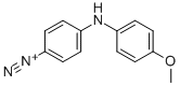 4-[(4-methoxyphenyl)amino]benzenediazonium CAS#: 32445-13-9