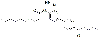 [4-(4-pentanoylphenyl)diazenylphenyl] decanoate CAS#: 120103-03-9