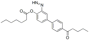 [4-(4-pentanoylphenyl)diazenylphenyl] heptanoate CAS#: 120103-00-6