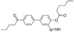 [4-(4-pentanoylphenyl)diazenylphenyl] hexanoate CAS#: 120102-99-0