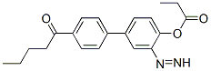 [4-(4-pentanoylphenyl)diazenylphenyl] propanoate CAS#: 120102-97-8
