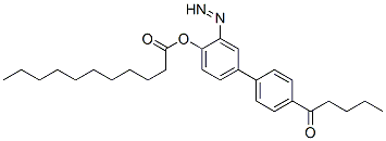 [4-(4-pentanoylphenyl)diazenylphenyl] undecanoate CAS#: 120103-04-0