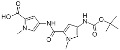 4-[(4-tert-butoxycarbonylamino-1-methyl-1H-pyrrole-2-carboxy CAS#: 126092-98-6