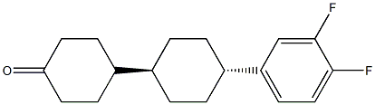 4-[4-trans-(3,4-Diflourphenyl)-cyclohexyl]-cyclohexanon CAS#: 147622-85-3