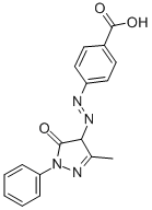 4-[(4,5-dihydro-3-methyl-5-oxo-1-phenyl-1H-pyrazol-4-yl)azo]benzoic acid CAS#: 30926-22-8