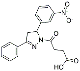 4-[5-(3-NITROPHENYL)-3-PHENYL-4,5-DIHYDRO-1H-PYRAZOL-1-YL]-4-OXOBUTANOIC ACID CAS#: 332867-69-3