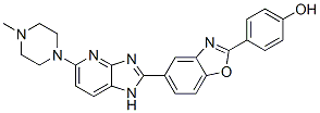4-(5-(5-(4-methyl-1-piperazinyl)-1H-imidazo(4,5-b)pyridin-2-yl)-2-benzoxazolyl)phenol CAS#: 126898-32-6