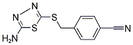 4-[[(5-AMINO-1,3,4-THIADIAZOL-2-YL)THIO]METHYL]BENZONITRILE CAS#: 299921-59-8