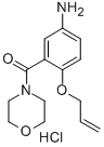 4-(5-Amino-2-(2-propenyloxy)benzoyl)morpholine monohydrochloride CAS#: 30533-72-3