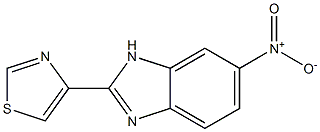 4-(5-nitro-1H-benzo[d]iMidazol-2-yl)thiazole CAS#: 3575-05-1