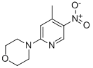 4-{5-nitro-4-methyl-2-pyridinyl}morpholine CAS#: 126356-39-6