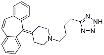 4-(5H-Dibenzo[a,d]cyclohepten-5-ylidene)-1-[4-(2H-tetrazol-5-yl)butyl]-piperidine CAS#: 162640-98-4