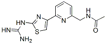 4-(6-(acetamidomethyl)pyridin-2-yl)-2-guanidinothiazole CAS#: 135450-94-1
