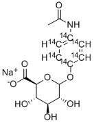 4-ACETAMIDOPHENYL-RING-UL-14C GLUCURONIDE CAS#: 154804-55-4
