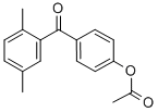 4-ACETOXY-2',5'-DIMETHYLBENZOPHENONE CAS#: 303098-84-2