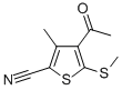 4-ACETYL-3-METHYL-5-(METHYLTHIO)THIOPHENE-2-CARBONITRILE CAS#: 175202-62-7