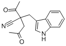 4-ACETYL-4-CYANO-5-(INDOL-3-YL)PENTAN-2-ONE CAS#: 131920-07-5