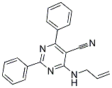 4-(ALLYLAMINO)-2,6-DIPHENYL-5-PYRIMIDINECARBONITRILE CAS#: 320418-31-3