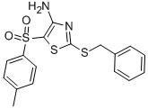 4-AMINO-2-BENZYLTHIO-5-TOSYLTHIAZOLE CAS#: 117420-86-7