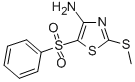 4-AMINO-2-METHYLTHIO-5-(PHENYLSULFONYL)THIAZOLE CAS#: 117420-80-1