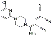 4-AMINO-4-[4-(6-CHLORO-2-PYRIDINYL)PIPERAZINO]-1,3-BUTADIENE-1,1,3-TRICARBONITRILE CAS#: 338794-99-3