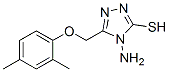4-AMINO-5-[(2,4-DIMETHYLPHENOXY)METHYL]-4H-1,2,4-TRIAZOLE-3-THIOL CAS#: 117480-89-4