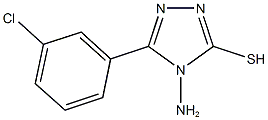 4-AMINO-5-(3-CHLOROPHENYL)-4H-1,2,4-TRIAZOLE-3-THIOL CAS#: 117320-66-8