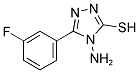 4-AMINO-5-(3-FLUOROPHENYL)-4H-1,2,4-TRIAZOLE-3-THIOL CAS#: 124980-06-9