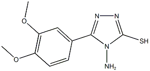 4-AMINO-5-(3,4-DIMETHOXY-PHENYL)-4H-[1,2,4]TRIAZOLE-3-THIOL CAS#: 125866-62-8